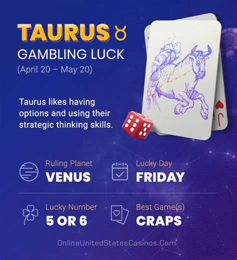 taurus gambling horoscope|Gambling Horoscope (August) Is Today My Lucky Day to .